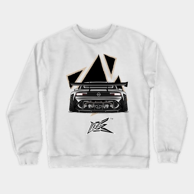 nissan 400z widebody rear Crewneck Sweatshirt by naquash